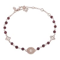 Bracciale Tuum Donna Settedoni in Argento Granato BRDNC09GR0 - BRDNC09GR0